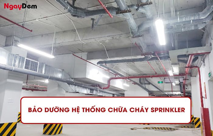 Công việc thực hiện bảo dưỡng hệ thống PCCC