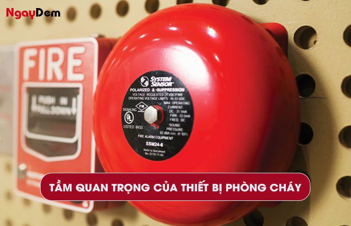 Tầm quan trọng của thiết bị phòng cháy