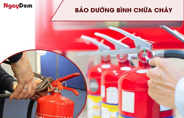 Bảo dưỡng PCCC tại Bắc Giang - Bình chữa cháy