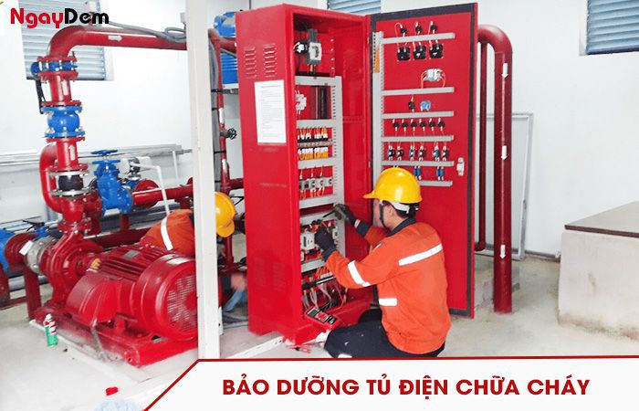 Bảo dưỡng PCCC tại Nam Đinhj - hạng mục tủ điện
