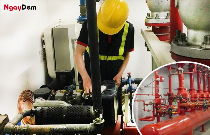 Bảo dưỡng PCCC tại Ninh Bình - hệ thống máy bơm