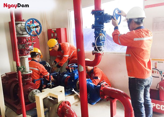 Bảo dưỡng PCCC tại Thái Bình - hệ thống máy bơm