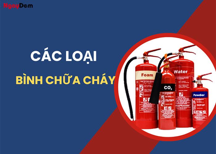 Các loại bình chữa cháy ở Gò Vấp phổ biến