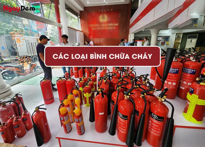 Các loại bình chữa cháy ở Hồ Chí Minh