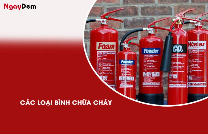 Các loại bình chữa cháy ở Quốc Oai