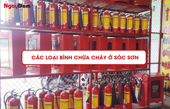 Bình chữa cháy ở Sóc Sơn phổ biến