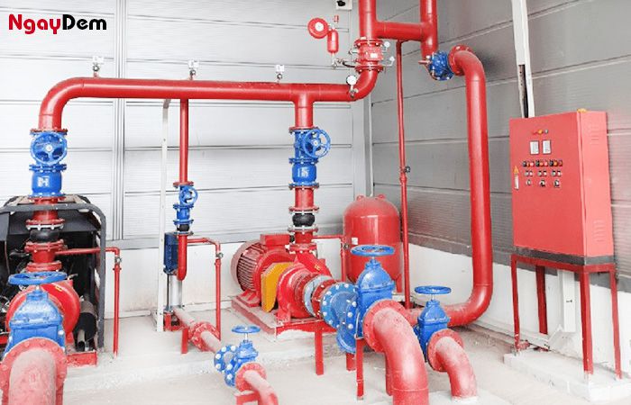 Hạng mục bảo dưỡng PCCC tại Bình Định - Hệ thống bơm chữa cháy
