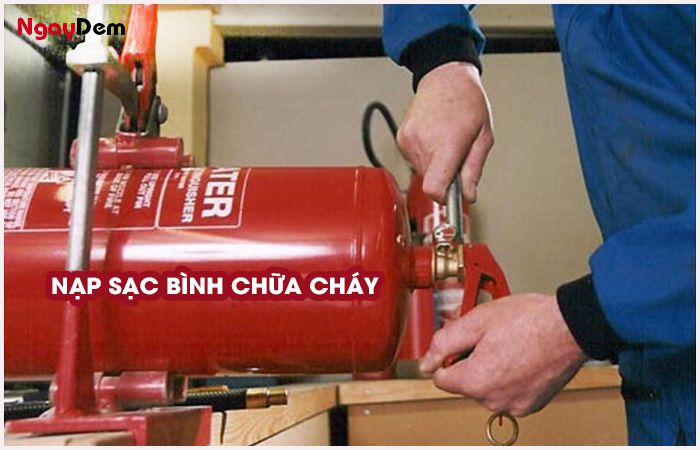 Nạp bình chữa cháy ở Sơn Tây giá rẻ chuyên nghiệp