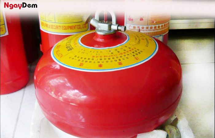 Cách bình cầu chữa cháy 6Kg hoạt động