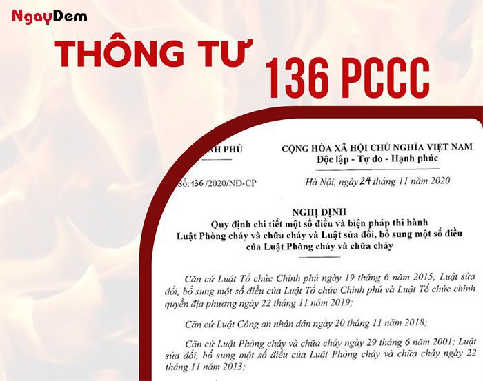 Nội dung chi tiết về thông tư 136 PCCC