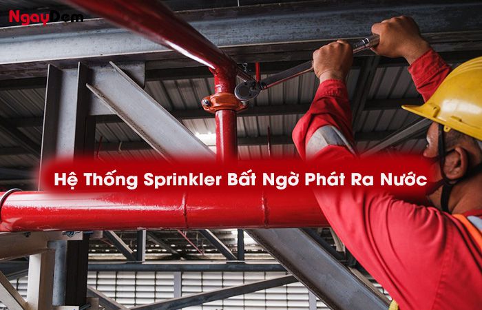 Hệ thống Sprinkler bất ngờ phun nước -  Bảo trì PCCC nhà xưởng