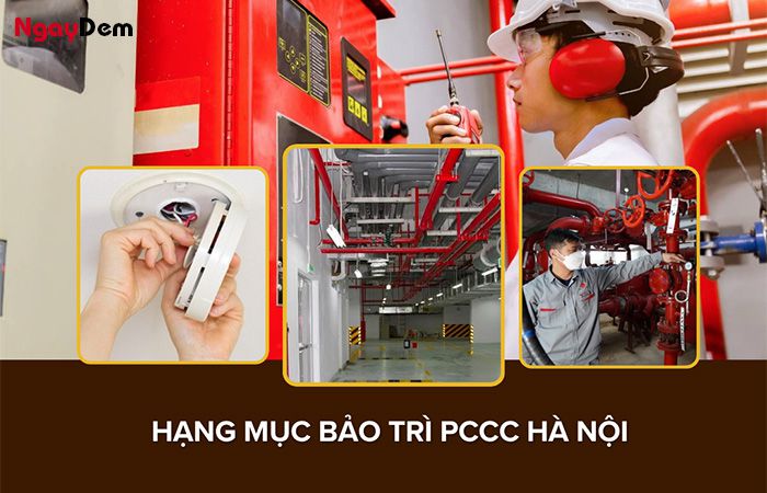 Hạng mục bảo trì PCCC Hà Nội cần thực hiện