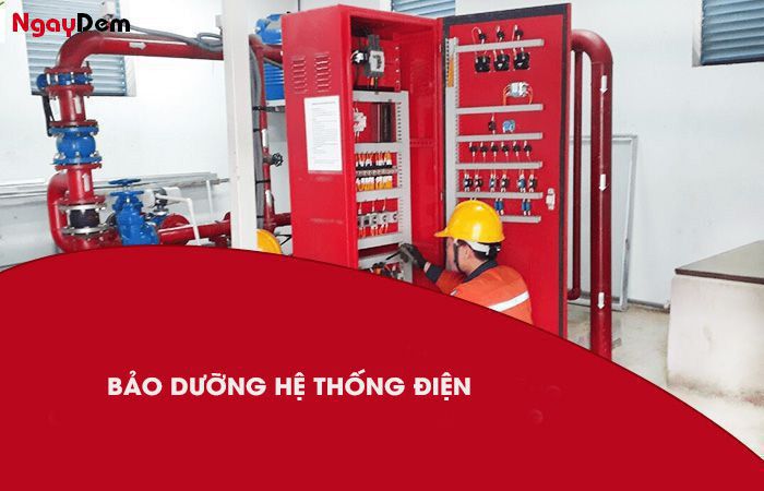 Bảo dưỡng hệ thống PCCC - hệ thống điện
