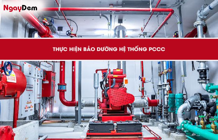 Công tác bảo dưỡng hệ thống PCCC