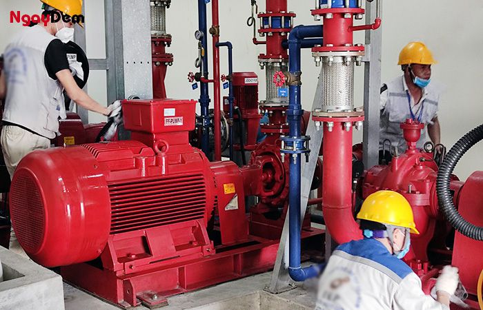 Bảo trì PCCC tại Hưng Yên với động cơ máy bơm