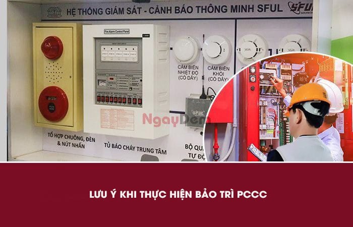 Điều cần lưu ý bạn phải nắm bắt khi bảo trì PCCC Hoà Bình