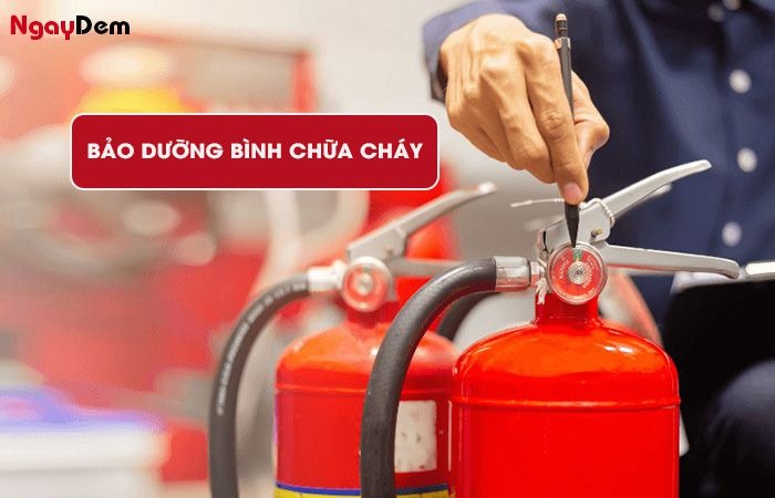 Bảo dưỡng PCCC cho hệ thống bình chữa cháy