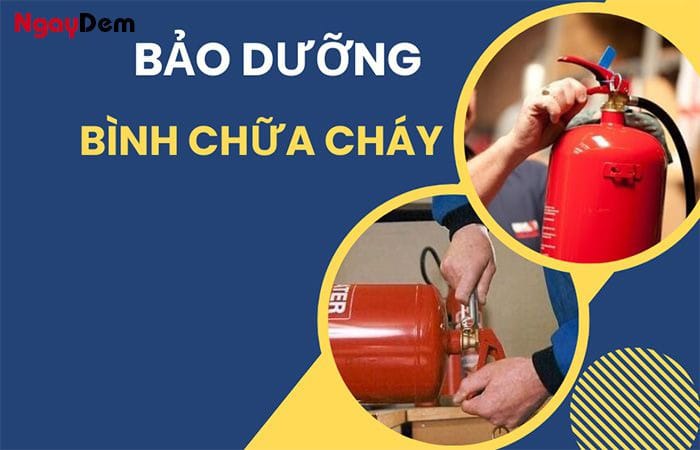Bảo trì PCCC Hà Nam cho hệ thống chữa cháy bình khí xách tay
