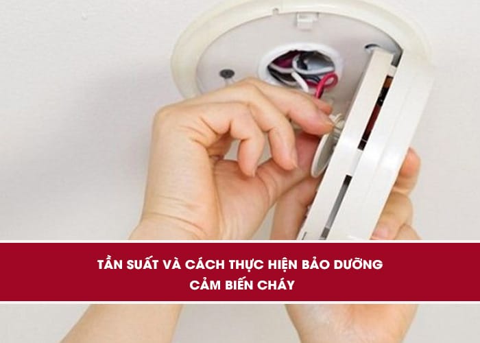Bảo trì PCCC HCM cho thiết bị cảm biến cháy thật dễ dàng