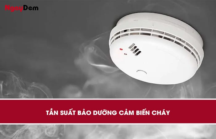 Tần suất thực hiện bảo dưỡng cảm biến cháy