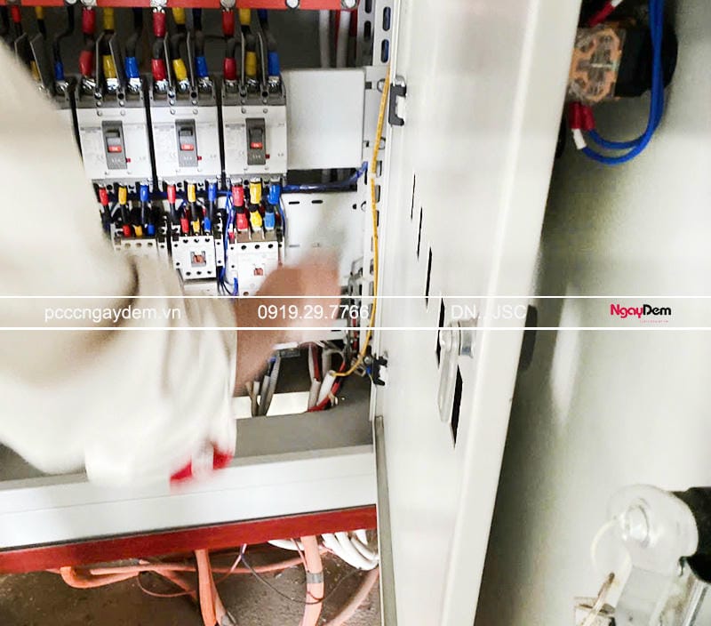 Kiểm tra test hệ thống tủ trung tâm PCCC