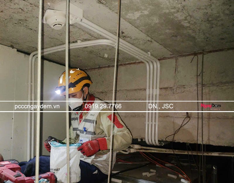 Lắp mới đầu báo khói cho dự án Lắp mới đầu báo khói cho dự án