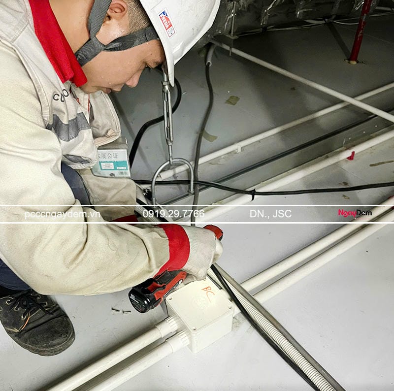 Sửa chữa đường dây bị đứt, bị rỉ Sửa chữa đường dây bị đứt, bị rỉ